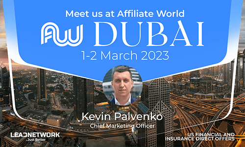 Leadnetwork is exhibiting at Affiliate World Dubai 2023!